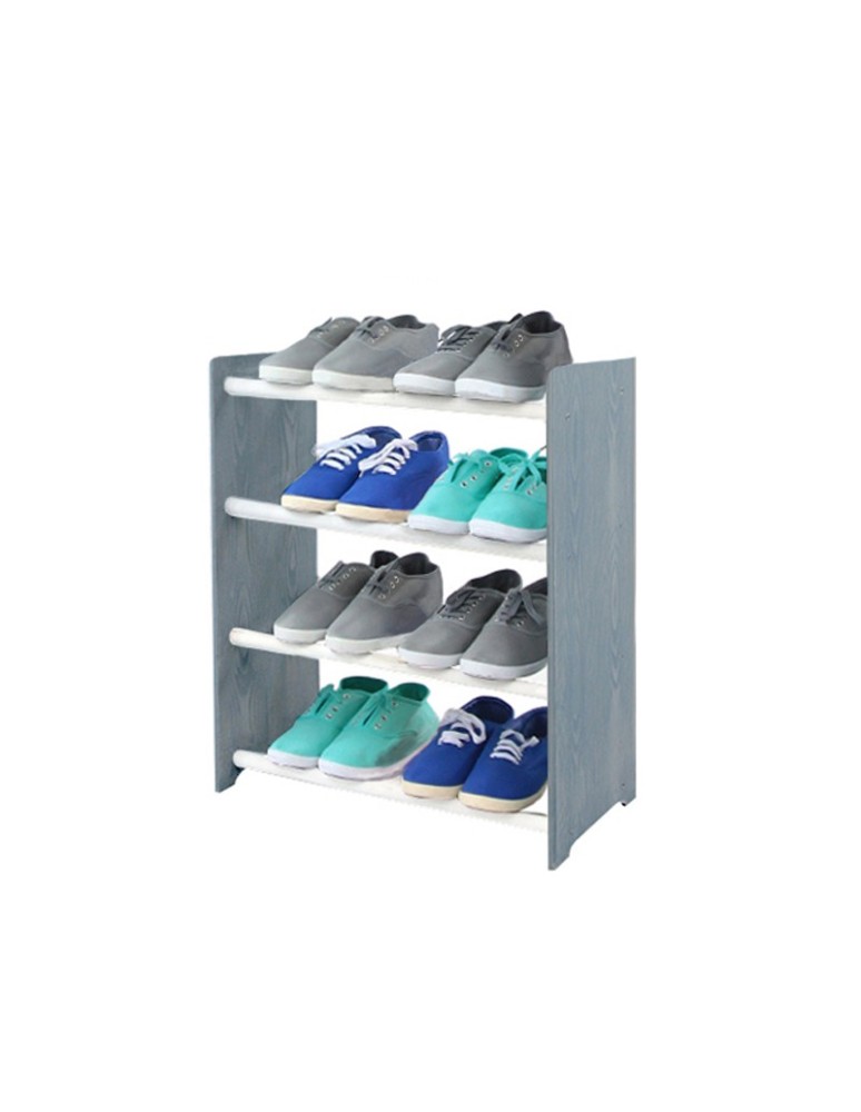 Regały - 4-półkowy regał na obuwie RBS /szer.45 cm/ Szary-Biel - product b2b.wamar.biz 2