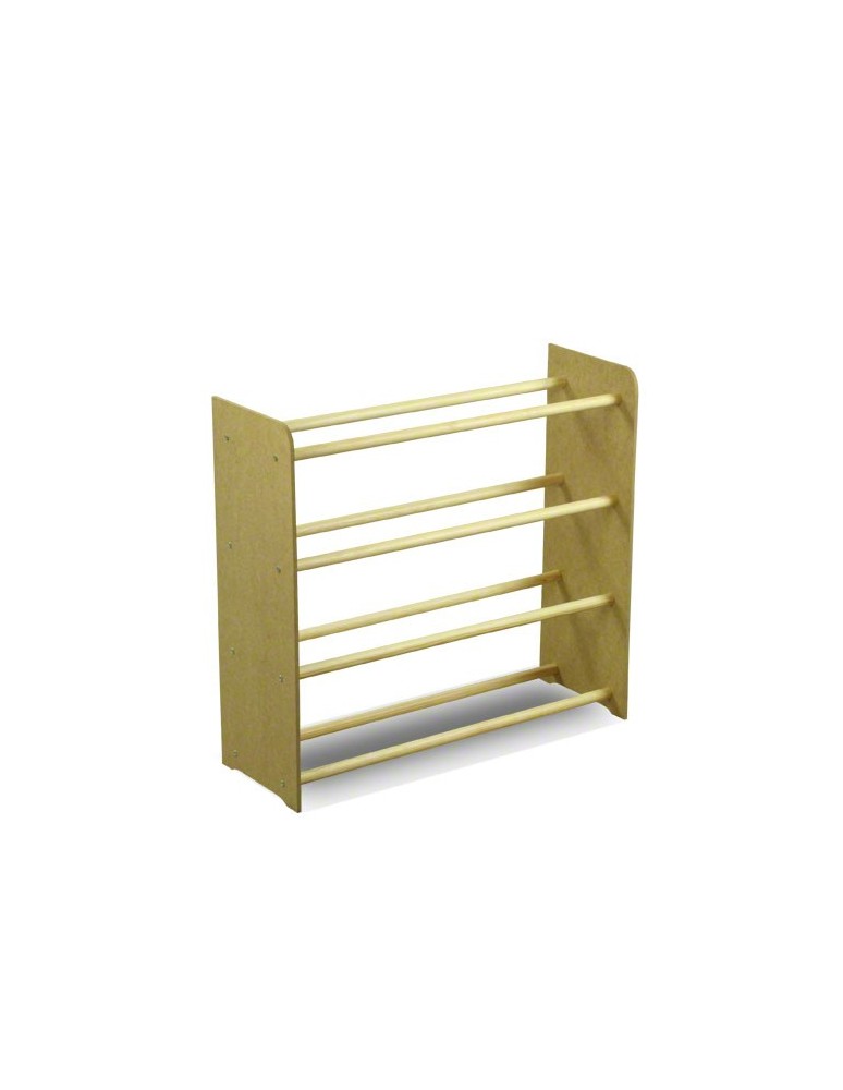 Regały - 4-półkowy regał na obuwie RBS /szer.65 cm/ Naturalny - product b2b.wamar.biz 2