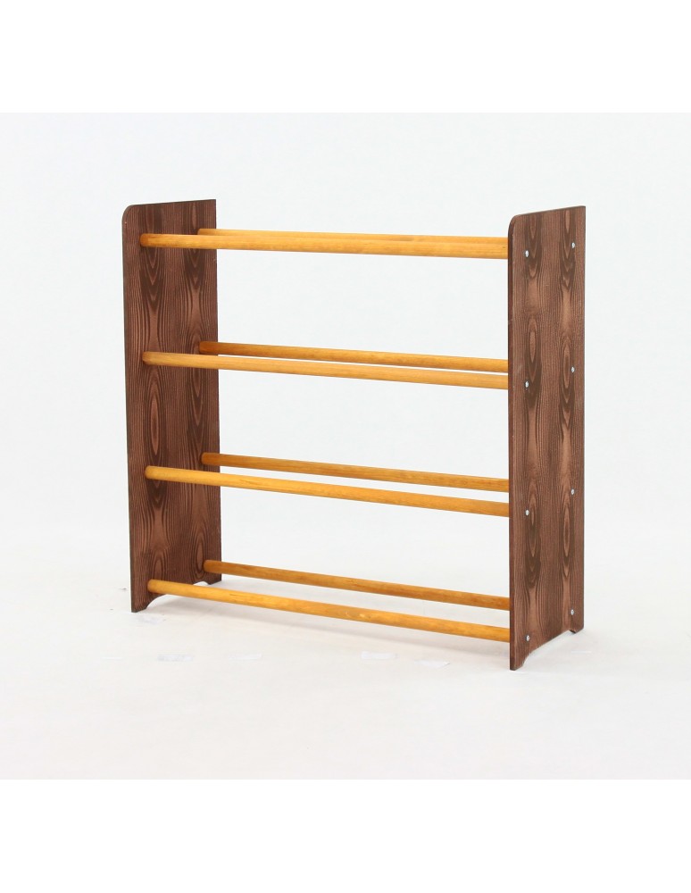 Regały - 4-półkowy regał na obuwie RBS /szer.65 cm/ Brąz-Olcha - product b2b.wamar.biz 7