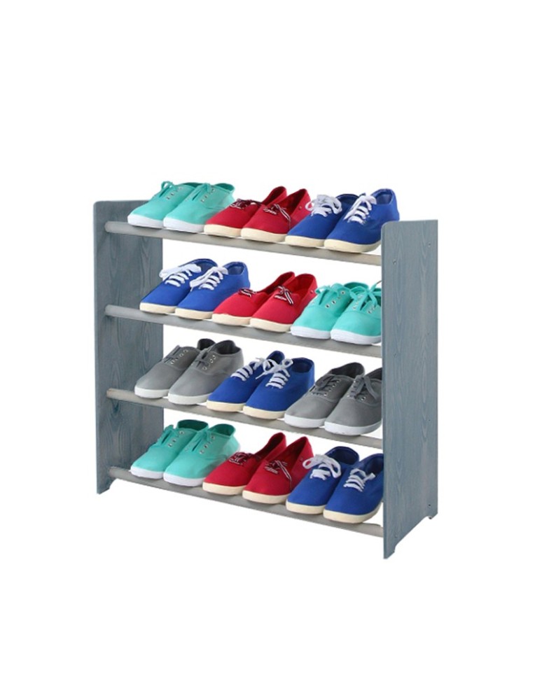 Regały - 4-półkowy regał na obuwie RBS /szer.65 cm/ Szary - product b2b.wamar.biz 2