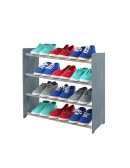 4-półkowy regał na obuwie RBS /szer.65 cm/ Szary - product 2
