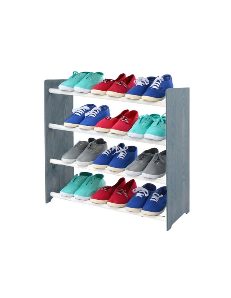 Regały - 4-półkowy regał na obuwie RBS /szer.65 cm/ Szary-Biel - product b2b.wamar.biz 2