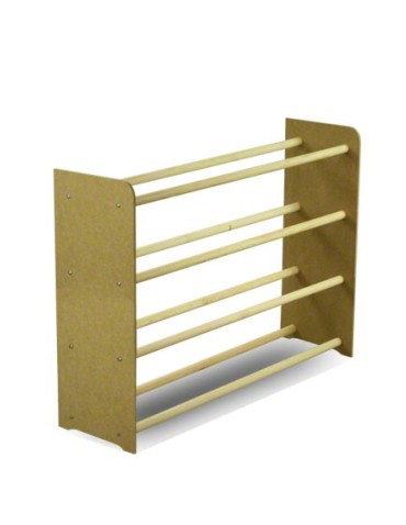 4-półkowy regał na obuwie RBS /szer.90 cm/ Naturalny - product 2