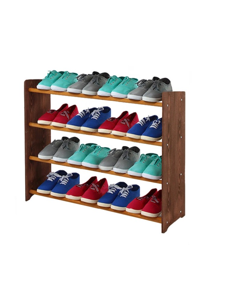 Regały - 4-półkowy regał na obuwie RBS /szer.90 cm/ Brąz-Olcha - produkt b2b.wamar.biz 2