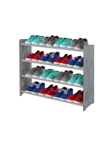 4-półkowy regał na obuwie RBS /szer.90 cm/ Szary - product 2