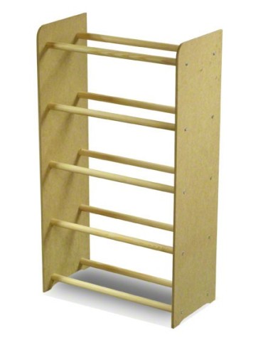 Regały - 5-półkowy regał na obuwie RBS /szer.45 cm/ Naturalny - product 3