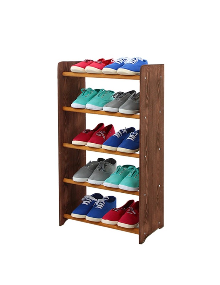 Regały - 5-półkowy regał na obuwie RBS /szer.45 cm/ Brąz-Olcha - product b2b.wamar.biz 2