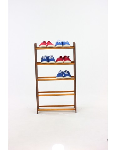 Regały - 5-półkowy regał na obuwie RBS /szer.45 cm/ Brąz-Olcha - product 4