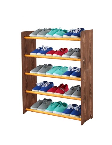 5-półkowy regał na obuwie RBS /szer.65 cm/ Brąz-Olcha - product 2
