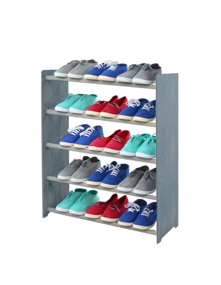 Regały - 5-półkowy regał na obuwie RBS /szer.65 cm/ Szary - product b2b.wamar.biz 2