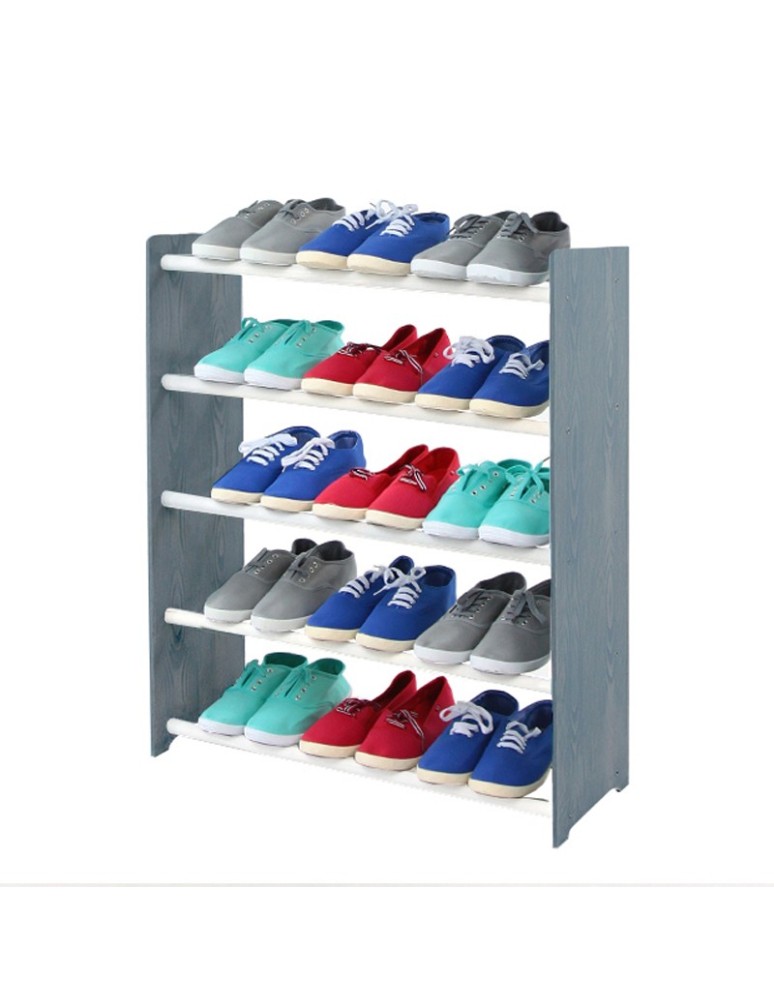 Regały - 5-półkowy regał na obuwie RBS /szer.65 cm/ Szary-Biel - produkt b2b.wamar.biz 2