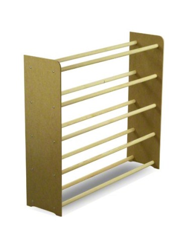 5-półkowy regał na obuwie RBS /szer.90 cm/ Naturalny - product 2