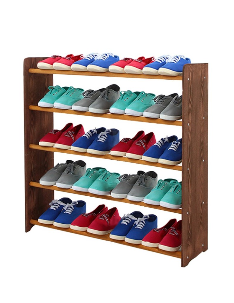 Regały - 5-półkowy regał na obuwie RBS /szer.90 cm/ Brąz-Olcha - product b2b.wamar.biz 2