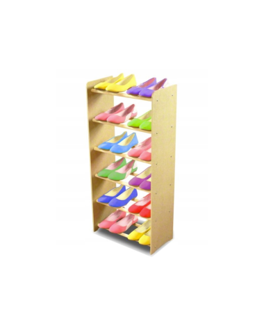 6-półkowy regał na obuwie RBS /szer.45 cm/ Naturalny - produkt 2