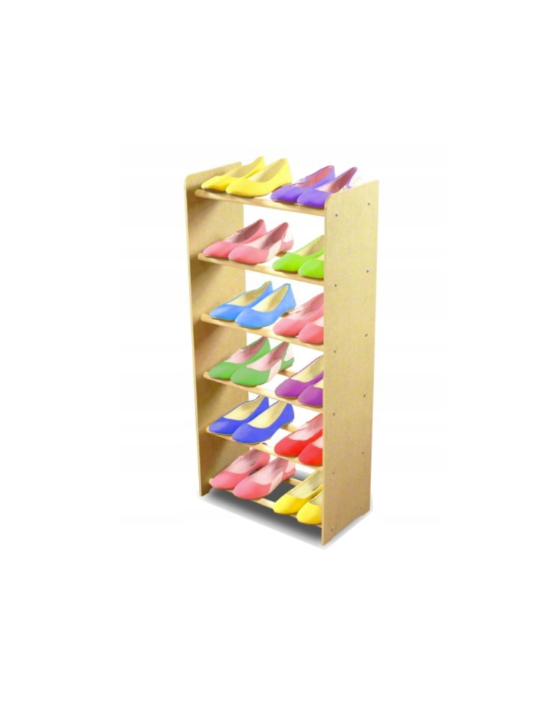 Regały - 6-półkowy regał na obuwie RBS /szer.45 cm/ Naturalny - product b2b.wamar.biz 2