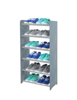 6-półkowy regał na obuwie RBS /szer.45 cm/ Szary - product 2