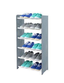 6-półkowy regał na obuwie RBS /szer.45 cm/ Szary-Biel - product 2