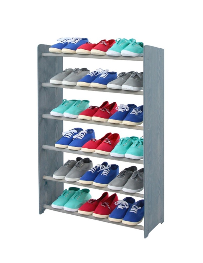 Regały - 6-półkowy regał na obuwie RBS /szer.65 cm/ Szare - produkt b2b.wamar.biz 2