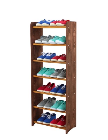 7-półkowy regał na obuwie RBS /szer.45 cm/ Brąz-Olcha - product 2