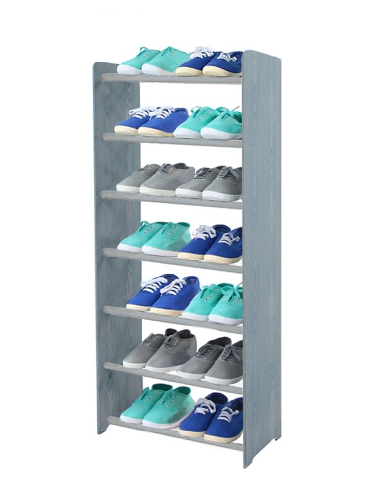 Regały - 7-półkowy regał na obuwie RBS /szer.45 cm/ Szary - product b2b.wamar.biz 2