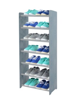 7-półkowy regał na obuwie RBS /szer.45 cm/ Szary - product 2