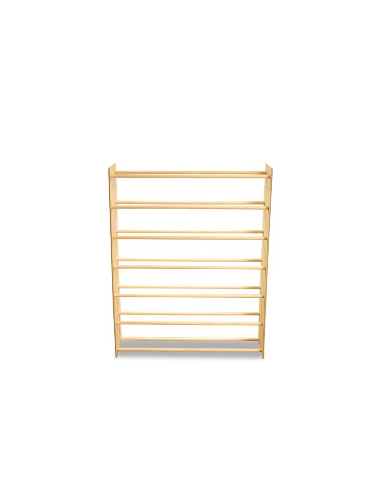 Regały - 7-półkowy regał na obuwie RBS /szer.90 cm/ Naturalny - product b2b.wamar.biz 2
