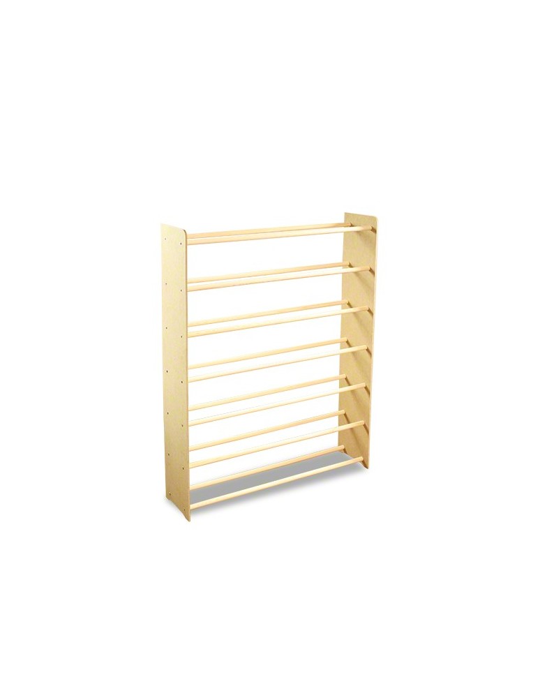 Regały - 7-półkowy regał na obuwie RBS /szer.90 cm/ Naturalny - product b2b.wamar.biz 3