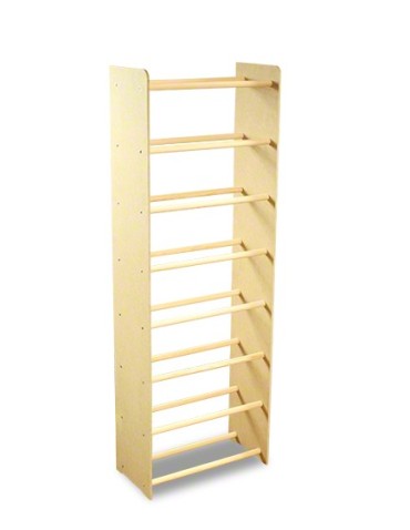 Regały - 8-półkowy regał na obuwie RBS /szer.45 cm/ Naturalny - product 4