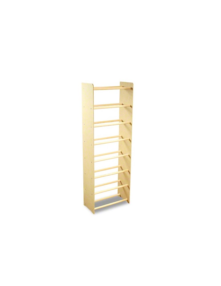 Regały - 8-półkowy regał na obuwie RBS /szer.45 cm/ Naturalny - product b2b.wamar.biz 4