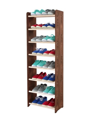 8-półkowy regał na obuwie RBS /szer.45 cm/ Brąz-Biel - product 2