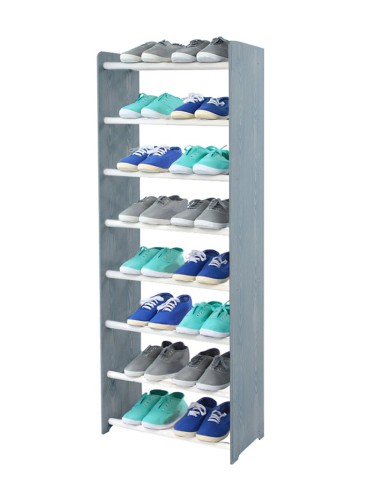8-półkowy regał na obuwie RBS /szer.45 cm/ Szary-Biel - product 2