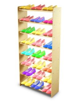 8-półkowy regał na obuwie RBS /szer.65 cm/ Naturalny - product 2