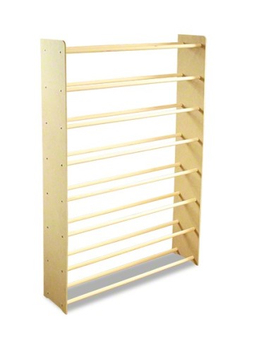 8-półkowy regał na obuwie RBS /szer.90 cm/ Naturalny - product 2