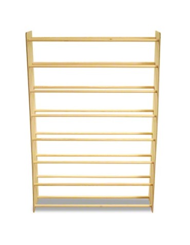 Regały - 8-półkowy regał na obuwie RBS /szer.90 cm/ Naturalny - product 3