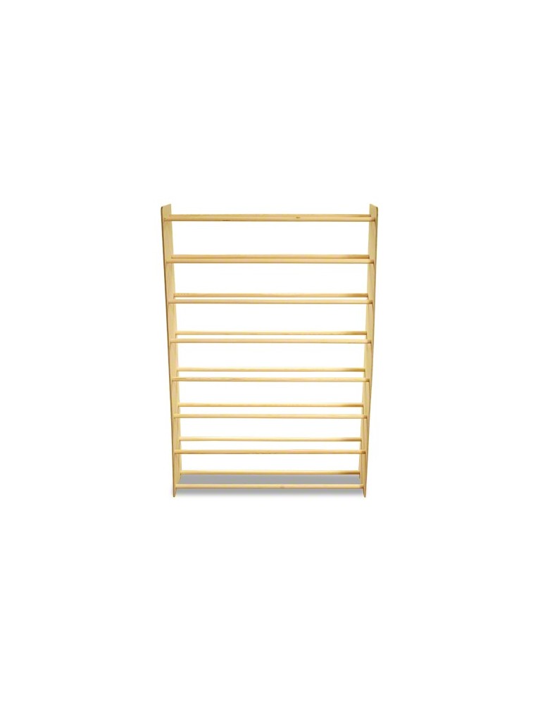 Regały - 8-półkowy regał na obuwie RBS /szer.90 cm/ Naturalny - product b2b.wamar.biz 3