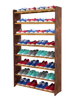 8-półkowy regał na obuwie RBS /szer.90 cm/ Brąz-Olcha - product 2