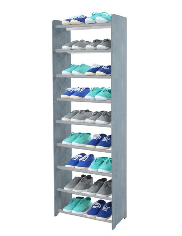 9-półkowy regał na obuwie RBS /szer.45 cm/ Szary - product 2