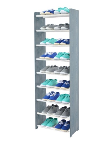 9-półkowy regał na obuwie RBS /szer.45 cm/ Szary-Biel - product 2