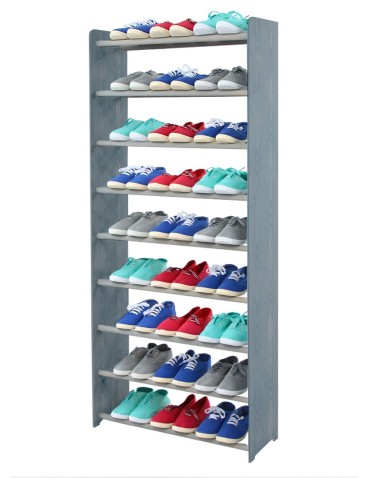 9-półkowy regał na obuwie RBS /szer.65 cm/ Szary - product 2