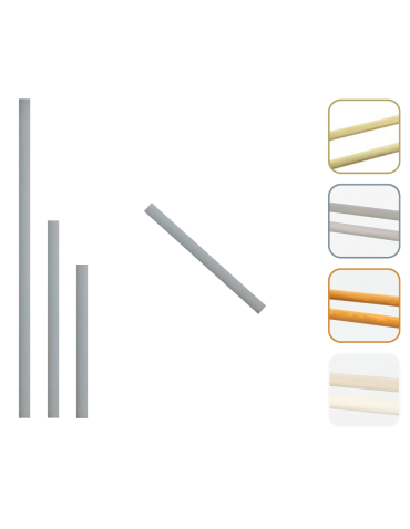 Drążek drewniany do regału RBS /dł.45 cm/ Szary