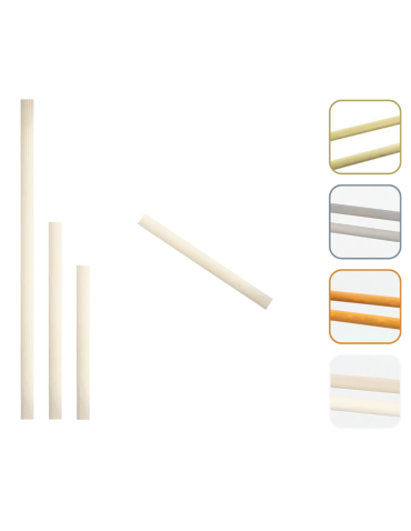 Drążek drewniany do regału RBS /dł.45 cm/ Biały