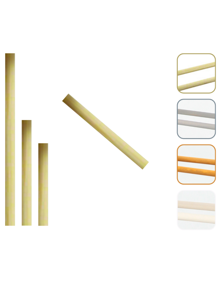 Regały - Drążek drewniany do regału RBS /dł.65 cm/ Naturalny - product b2b.wamar.biz 1