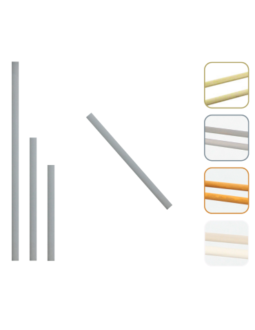 Drążek drewniany do regału RBS /dł.65 cm/ Szary