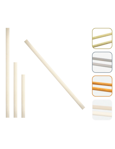 Drążek drewniany do regału RBS /dł.90 cm/ Biały