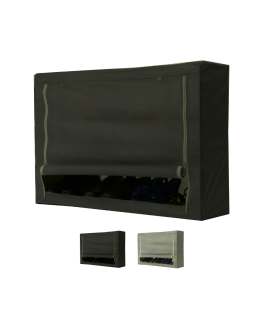 Pokrowiec na regał RBS /wys.27-45 cm/ Czarny