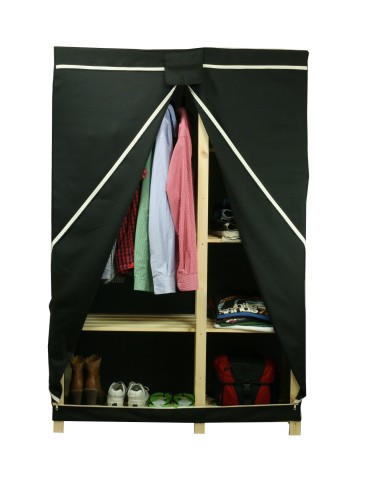 Pokrowce i Futerały - Pokrowiec na regał garderobę RG-5 /170X110X38/ Czarny - product 3