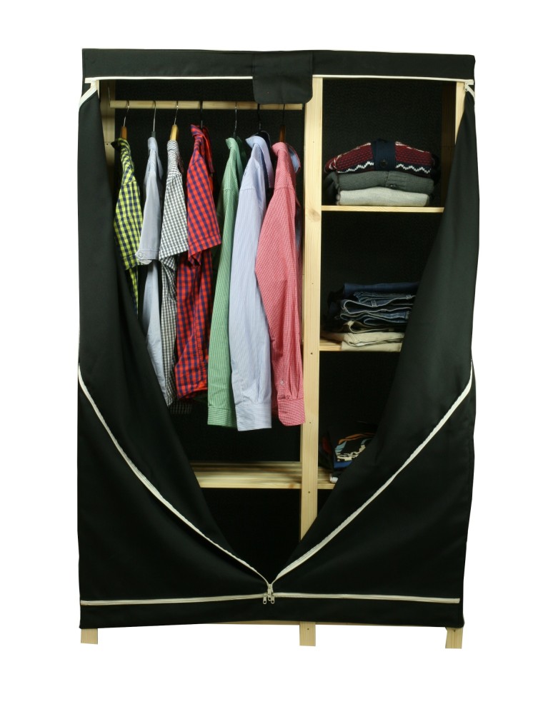 Pokrowce i Futerały - Pokrowiec na regał garderobę RG-5 /170X110X38/ Czarny - product b2b.wamar.biz 4