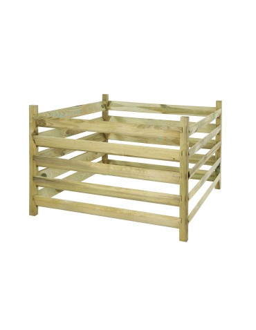 Art. Ogrodowe - Kompostownik drewniany KME z siatką na krety - Naturalny - product 5