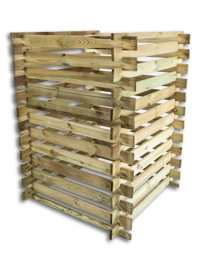 Art. Ogrodowe - Kompostownik modułowy KMP z siatką na krety - Naturalny - product b2b.wamar.biz 4