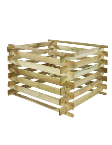 Art. Ogrodowe - Kompostownik modułowy KMP z siatką na krety - Naturalny - product 6